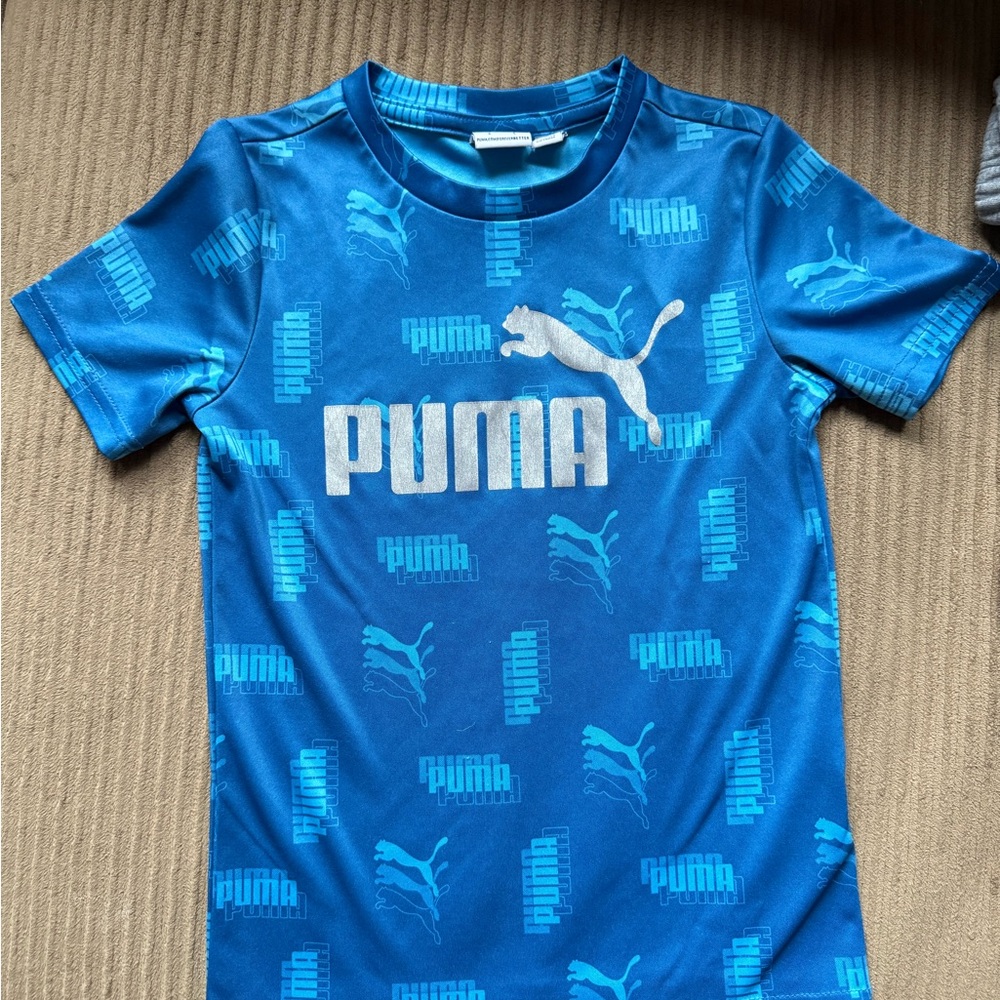 Puma Teal Graphic Tee